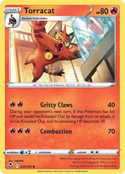 Torracat 031/195  - Reverse Holofoil SWSH12 Silver Tempest - Uncommon