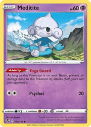 Meditite 072/195  SWSH12 Silver Tempest - Common