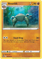 Anorith 095/195  - Reverse Holofoil SWSH12 Silver Tempest - Uncommon