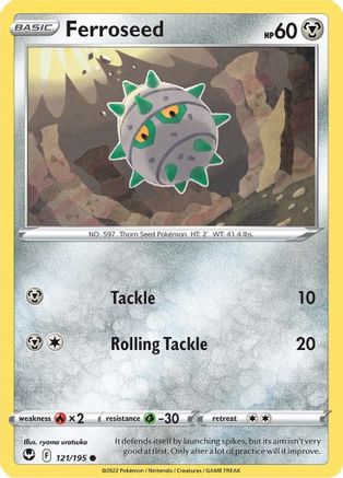 Ferroseed 121/195  SWSH12 Silver Tempest - Common