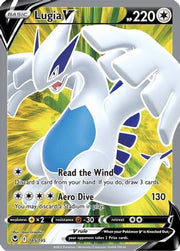 Lugia V (Full Art) 185/195  - Holofoil SWSH12 Silver Tempest - Ultra Rare