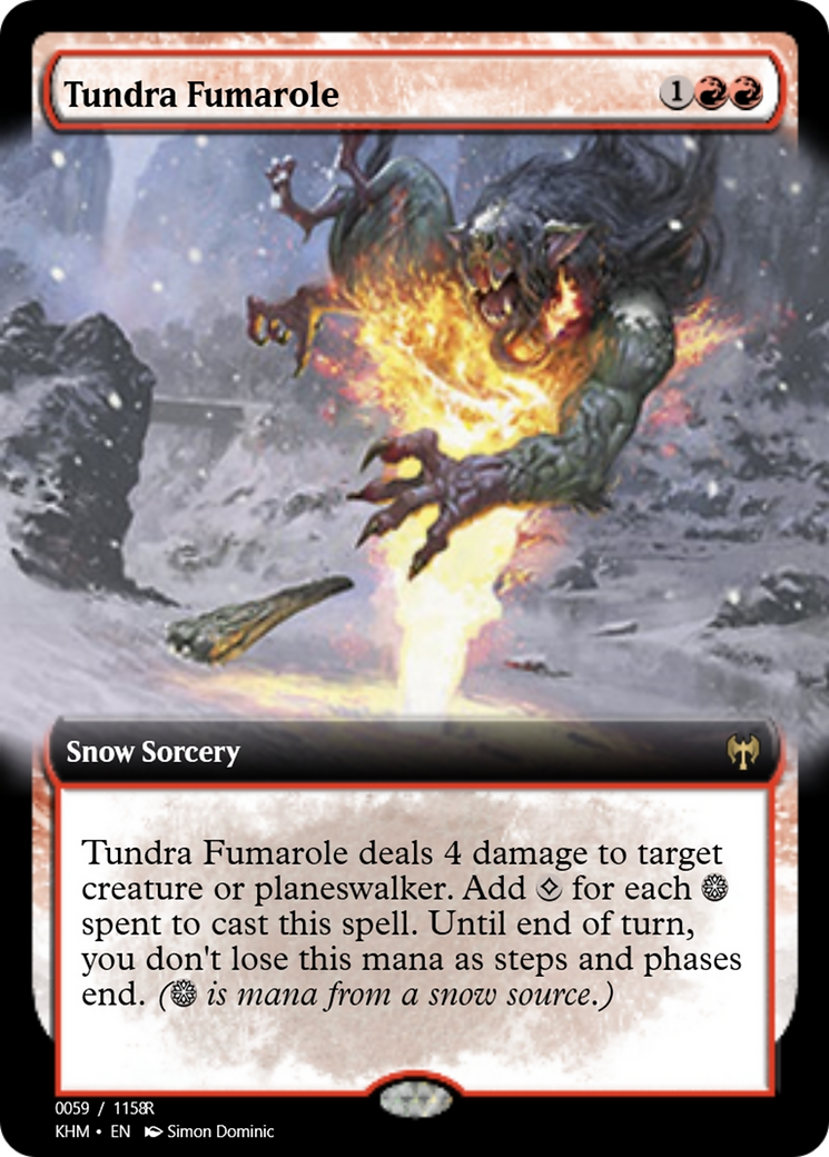 Tundra Fumarole (PRM-88318) - Magic Online Promos: (snow) Foil