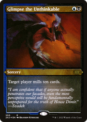Glimpse the Unthinkable (2X2-500) - Double Masters 2022 Etched Foil