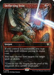 Deflecting Swat (CMM-698) - Commander Masters (Borderless)