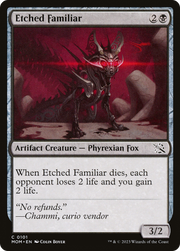 Etched Familiar (MOM-101) - March of the Machine Foil