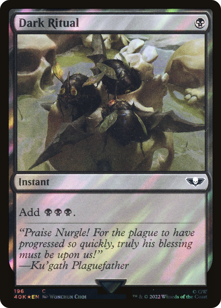 Dark Ritual (40K-196) - Warhammer 40,000 Commander Foil
