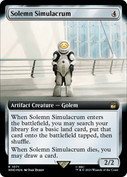 Solemn Simulacrum (WHO-1071) - Doctor Who: (Extended Art) Foil