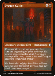 Dragon Cultist (Foil Etched) (CLB-503) - Commander Legends: Battle for Baldur's Gate Foil