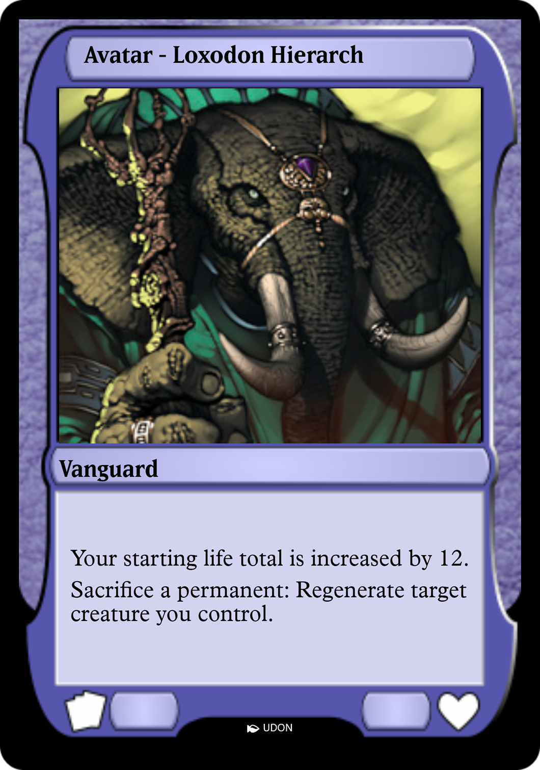 Loxodon Hierarch Avatar (PMOA-054) - Magic Online Avatars Foil