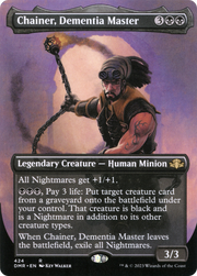 Chainer, Dementia Master (DMR-424) - Dominaria Remastered (Borderless) Foil