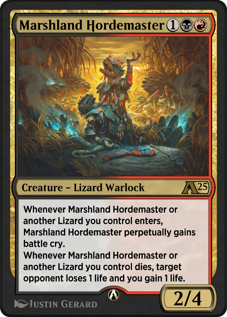 Marshland Hordemaster (YBLB-027) - Alchemy: Bloomburrow