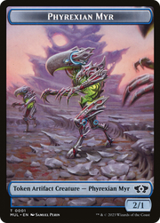Phyrexian Myr (TMUL-001) - Multiverse Legends Tokens