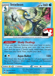 Inteleon (058) 058  - Holofoil Prize Pack Series Cards - Rare