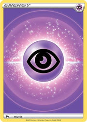Psychic Energy (Texture Full Art) 156/159  - Holofoil Crown Zenith - Ultra Rare