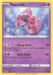 Tapu Lele 064/159  - Holofoil Crown Zenith - Holo Rare