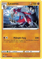Lycanroc 074/159  - Reverse Holofoil Crown Zenith - Rare