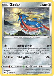 Zacian 094/159  - Holofoil Crown Zenith - Holo Rare