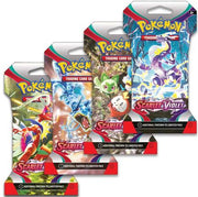 Scarlet & Violet Sleeved Booster Pack Art Bundle [Set of 4]  SV01 Scarlet & Violet Base Set - null