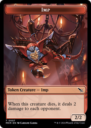 Imp (TMKM-007) - Murders at Karlov Manor Tokens Foil