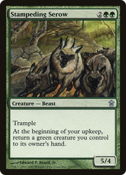 Stampeding Serow (SOK-150) - Saviors of Kamigawa Foil