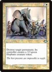 Generous Gift (MH1-002) - Modern Horizons 1 Timeshifts Foil