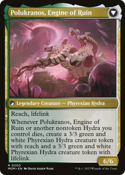 Polukranos Reborn // Polukranos, Engine of Ruin (MOM-200) - March of the Machine Foil