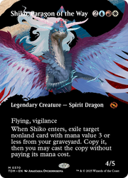 Shiko, Paragon of the Way (TDM-370) - Tarkir: Dragonstorm: (Showcase) (Borderless)
