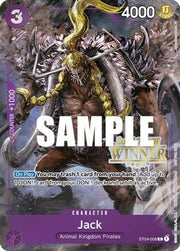Jack (Online Regional 2023) [Winner] (ST04-008) - One Piece Promotion Cards Foil