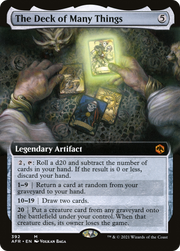 The Deck of Many Things (AFR-392) - Adventures in the Forgotten Realms: (Extended Art)