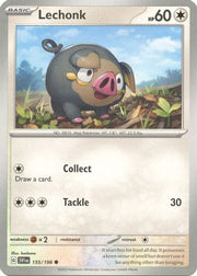 Lechonk 155/198  - Reverse Holofoil SV01 Scarlet & Violet Base Set - Common