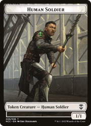 Human Soldier (TNCC-008) - New Capenna Commander Tokens