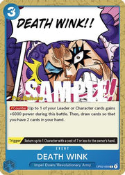 DEATH WINK (OP02-069) - Paramount War Pre-Release Cards