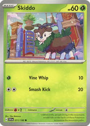 Skiddo 011/198  SV01 Scarlet & Violet Base Set - Common
