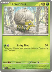 Tarountula 017/198  SV01 Scarlet & Violet Base Set - Common