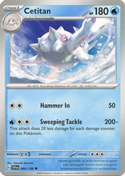 Cetitan 060/198  SV01 Scarlet & Violet Base Set - Uncommon