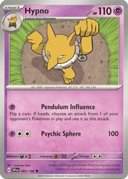 Hypno 083/198  SV01 Scarlet & Violet Base Set - Uncommon