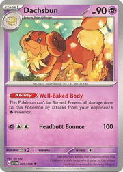 Dachsbun 099/198  - Reverse Holofoil SV01 Scarlet & Violet Base Set - Uncommon