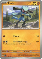 Riolu 113/198  SV01 Scarlet & Violet Base Set - Common