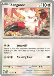 Zangoose 147/198  - Reverse Holofoil SV01 Scarlet & Violet Base Set - Uncommon
