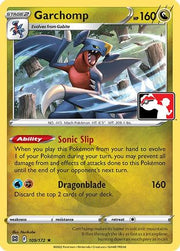 Garchomp 109  Prize Pack Series Cards - Rare