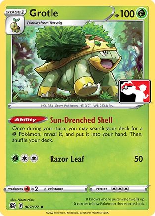 Grotle 007/172  Prize Pack Series Cards - Uncommon