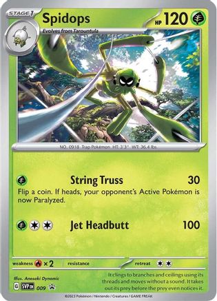Spidops 009  - Holofoil SV Scarlet & Violet Promo Cards - Promo