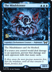 The Mindskinner (PRE-066) - Duskmourn: House of Horror Promos: (enchantment) Foil