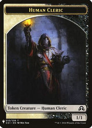 Human Cleric // Emblem - Arlinn, Embraced by the Moon Double-Sided Token (LIST-10 // 18) - The List Reprints