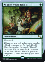 As Luck Would Have It (LIST-033) - The List (Unfinity Foil Edition) Foil