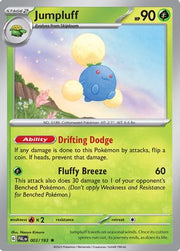 Jumpluff 003/193  - Holofoil SV02 Paldea Evolved - Rare