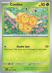 Combee 008/193  - Reverse Holofoil SV02 Paldea Evolved - Common