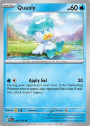 Quaxly 049/193  - Reverse Holofoil SV02 Paldea Evolved - Common