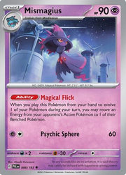 Mismagius 088/193  SV02 Paldea Evolved - Uncommon