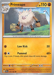 Primeape 107/193  SV02 Paldea Evolved - Uncommon